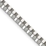 Image of 20" Stainless Steel Polished 4mm Box Chain Necklace