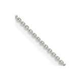 Image of 20" Sterling Silver 1mm 8 Sided Diamond-cut Cable Chain Necklace