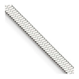 Image of 22" Stainless Steel Polished 3.90mm Herringbone Chain Necklace