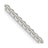 Image of 22" Sterling Silver 2.6mm Round Box Chain Necklace