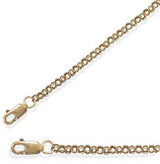 Image of 24" 2.3mm (0.09") 14/20 Gold Filled Rolo Chain 925 Sterling Silver