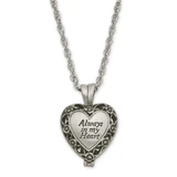 Image of 24" Always in My Heart Memorial Urn Ash Holder Locket Necklace