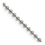 Image of 24" Stainless Steel Polished 2.4mm Ball Chain Necklace
