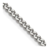 Image of 24" Stainless Steel Polished 4mm Curb Chain Necklace