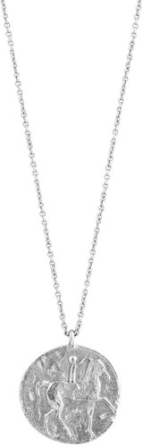 Image of 24"+2" Ania Haie Rhodium-Plated Sterling Silver "Roman Rider" Necklace