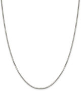Image of 36" Sterling Silver 1.9mm Box Chain Necklace