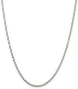 Image of 36" Sterling Silver 2.5mm Round Spiga Chain Necklace