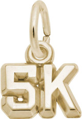 Image of 5K Race Charm (Choose Metal) by Rembrandt
