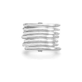 Image of 7 Band Ring 925 Sterling Silver