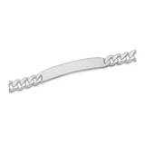 Image of 7" 180 Curb ID Bracelet 925 Sterling Silver - LIMITED STOCK