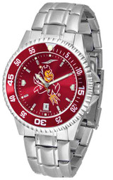 Image of Arizona State Sun Devils Competitor Steel AnoChrome Color Bezel Mens Watch