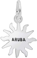 Image of Aruba Sun Small Charm (Choose Metal) by Rembrandt