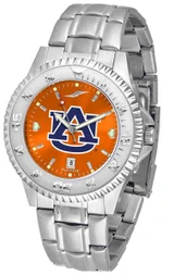 Image of Auburn Tigers Competitor Steel AnoChrome Mens Watch