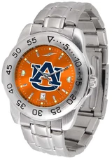 Image of Auburn Tigers Sport Steel AnoChrome Mens Watch