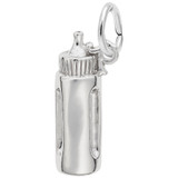 Image of Baby Bottle Charm (Choose Metal) by Rembrandt