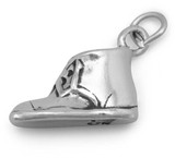 Image of Baby Shoe Charm 925 Sterling Silver