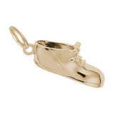 Image of Baby Walking Shoe Charm (Choose Metal) by Rembrandt