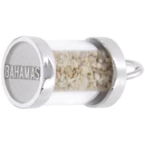Image of Bahamas Sand Capsule Charm (Choose Metal) by Rembrandt