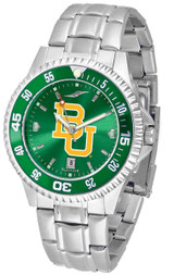Baylor Bears Competitor Steel AnoChrome Color Bezel Mens Watch