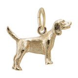 Image of Beagle Dog Charm (Choose Metal) by Rembrandt