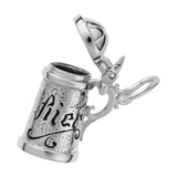 Image of Beer Stein Charm (Choose Metal) by Rembrandt