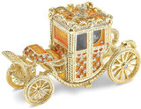 Image of Bejeweled IMPERIAL Golden Carriage w/Ring Pad Trinket Box (Gifts)