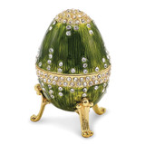 Image of Bejeweled Regal Green Musical Egg