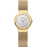 Image of Bering Time - Classic - Ladies Gold Plated Mesh Watch 10126-334 (Womens)
