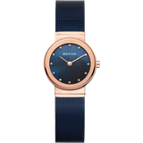 Image of Bering Time - Classic - Ladies Two Tone Pink and Blue Milanese Mesh Watch w/s (Womens) 10126-367