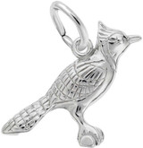 Image of Blue Jay Charm (Choose Metal) by Rembrandt