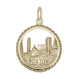 Image of Boston Skyline Charm (Choose Metal) by Rembrandt
