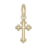 Image of Botonny Cross Accent Charm (Choose Metal) by Rembrandt