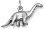 Image of Brontosaurus Charm 925 Sterling Silver