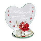 Image of Butterfly I-L-U Always Glass Figurine
