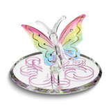 Image of Butterfly Rainbow Flutter Glass Figurine