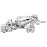 Image of Cement Truck Charm (Choose Metal) by Rembrandt