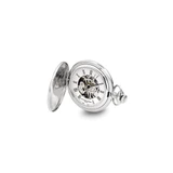 Charles Hubert Chrome-finish Oval Design Pocket Watch XWA4465