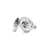 Charles Hubert Chrome-finish Shield Design Pocket Watch XWA4455
