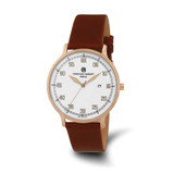 Image of Charles Hubert Pink Finish Stainless White Dial Quartz Watch