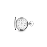 Charles Hubert Stainless Steel White Dial Pocket Watch XWA1903