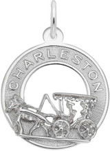 Image of Charleston Carriage Ring Charm (Choose Metal) by Rembrandt