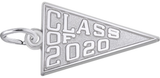 Class Of 2020 Charm (Choose Metal) by Rembrandt