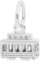 Image of Classic Cable Car Charm (Choose Metal) by Rembrandt