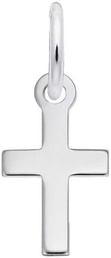 Image of Classic Cross Charm (Choose Metal) by Rembrandt
