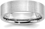 Image of Cobalt Flat Satin 6mm Band Ring