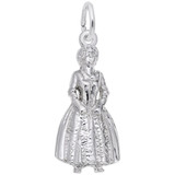 Image of Colonial Woman Charm (Choose Metal) by Rembrandt