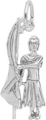 Image of Color Guard Charm (Choose Metal) by Rembrandt
