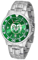 Image of Colorado State Rams Competitor Steel AnoChrome Color Bezel Mens Watch