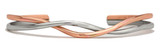 Image of Copper & Silver-tone Dance - Sergio Lub Bracelet - Made in USA! (Lub431)