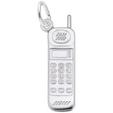 Image of Cordless Phone Charm (Choose Metal) by Rembrandt